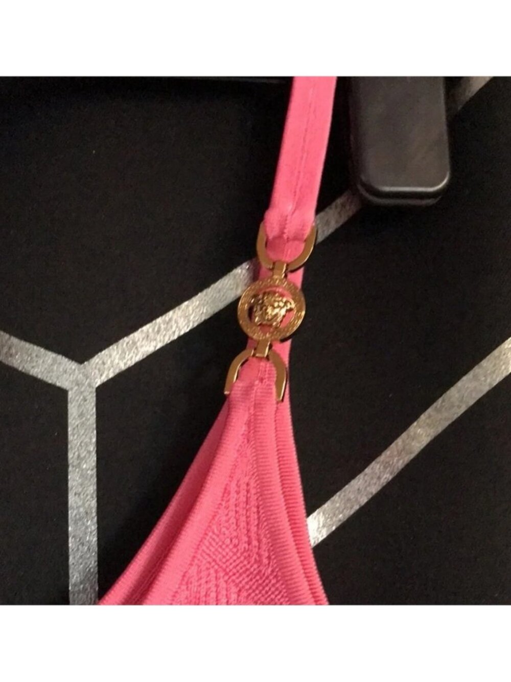 Versace Pink Crop Top 46 - Picture 3 of 7